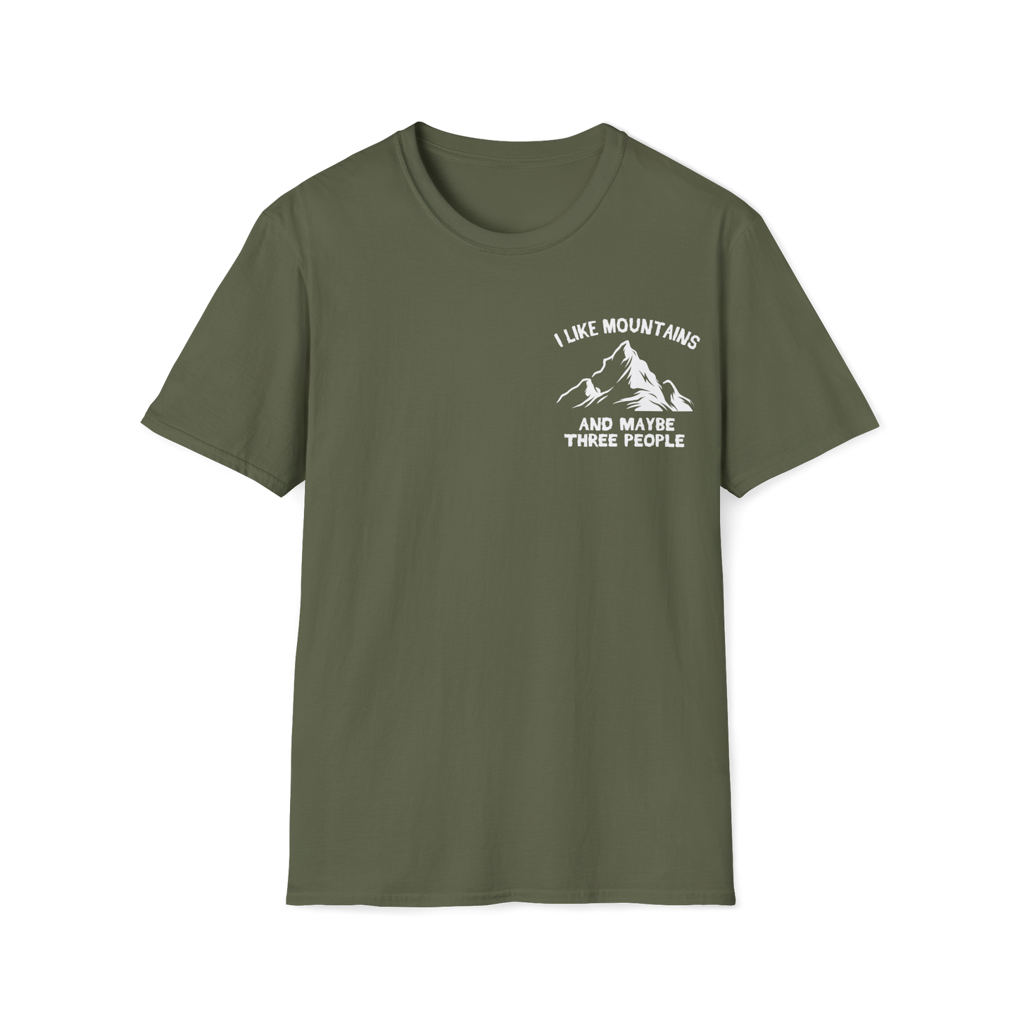 I like mountains and maybe 3 people