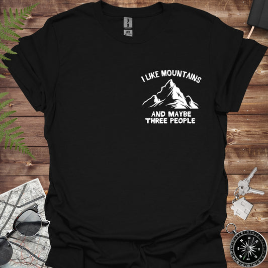 I like mountains and maybe 3 people